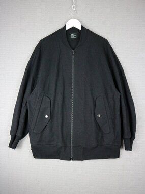 Yohji Yamamoto S’YTE Wool Black Bomber Jacket Made in Japan Medium